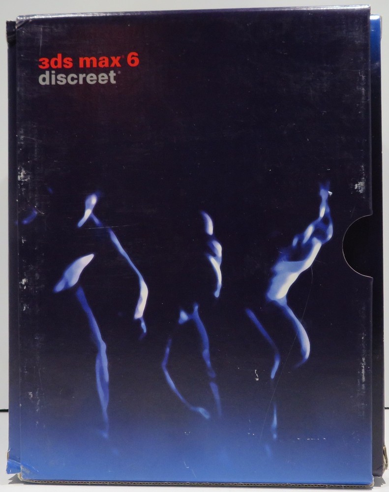 Autodesk 3DS Max 6 Discreet FULL Software & Resources Box 6 COM Upgrade - MAX R4