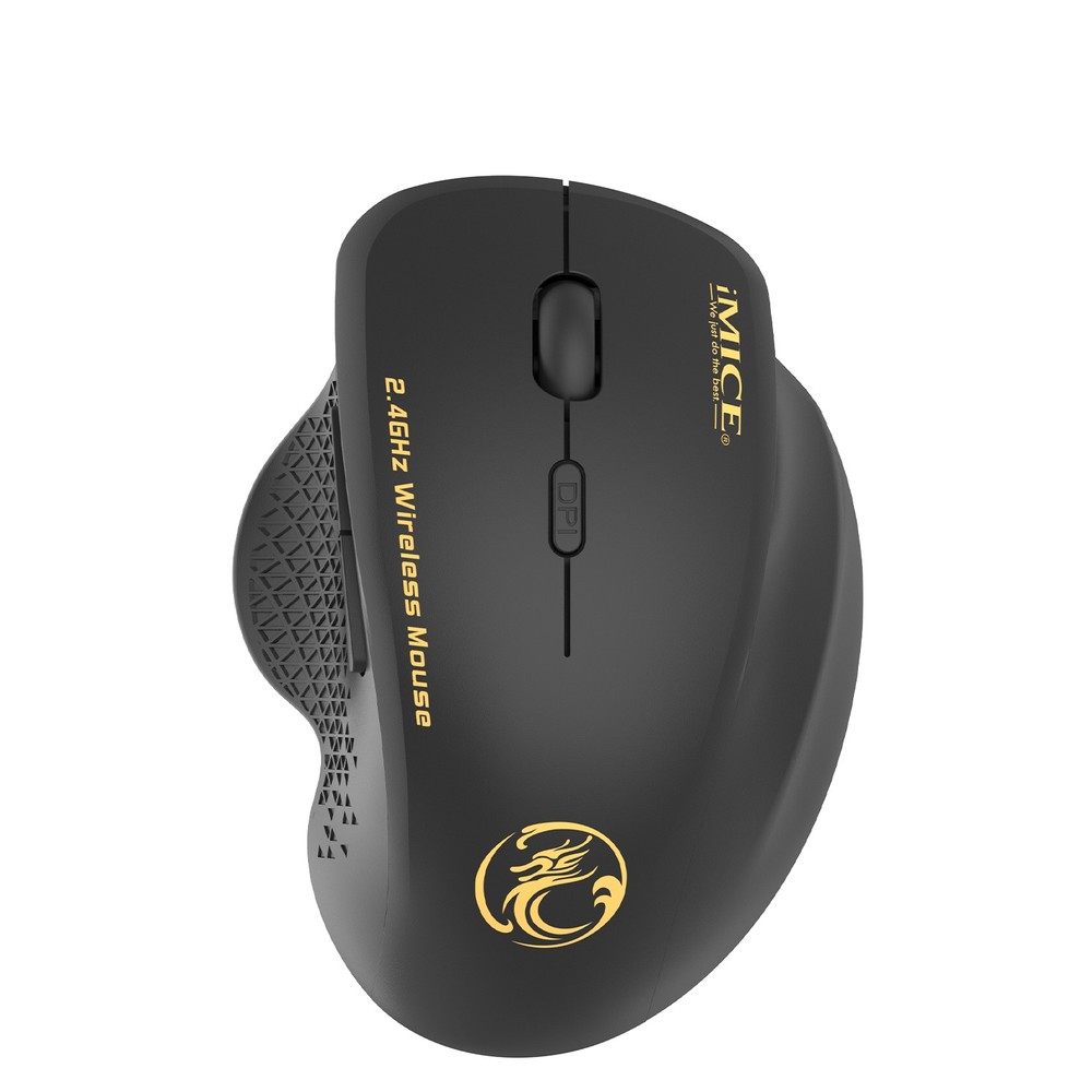 2.4GHz Wireless Optical Mouse Computer Mice 6 Buttons & USB Receiver for Laptop