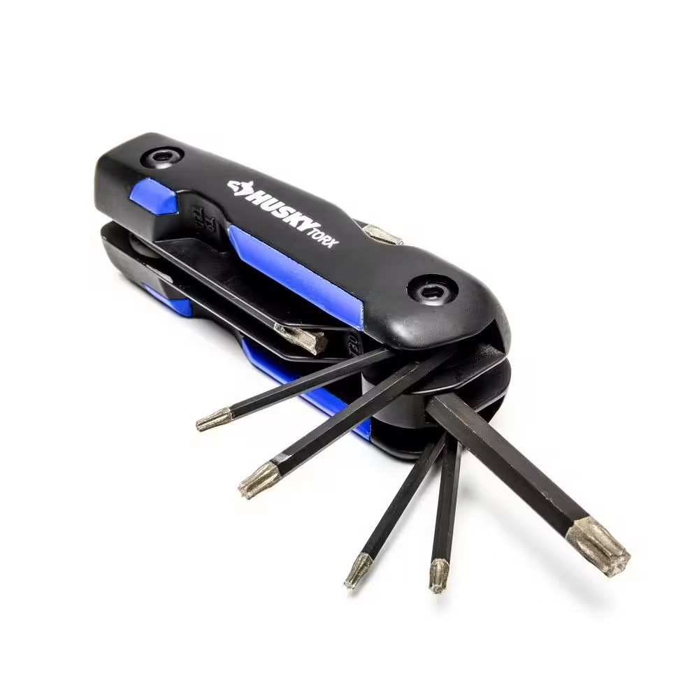 Folding Diamond Torx Hex Key Set (8-Piece)