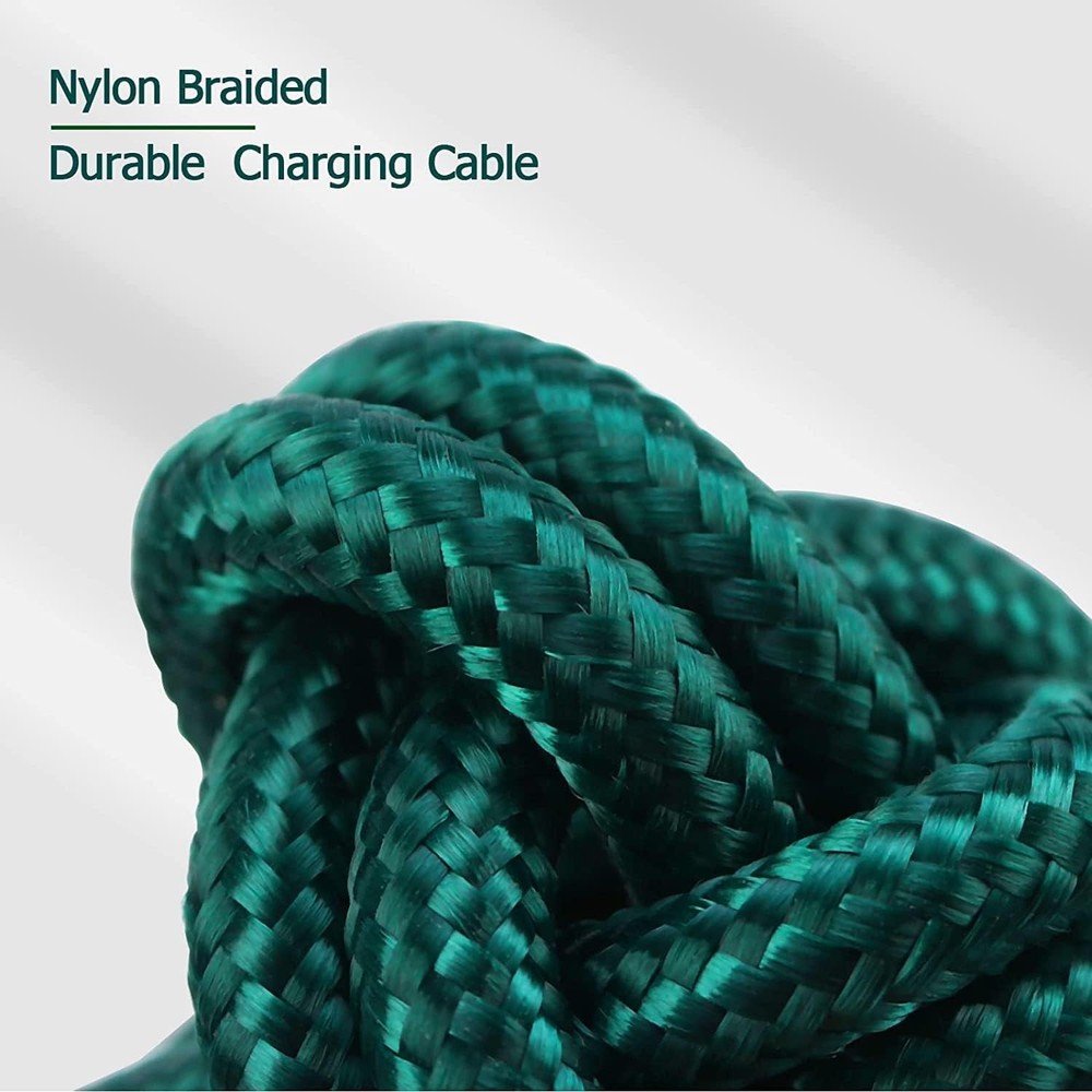 Multi Charging Cable[3A 4Ft 2-Pack],Nylon Braided 4 in 1 USB with 2 Type C/2...