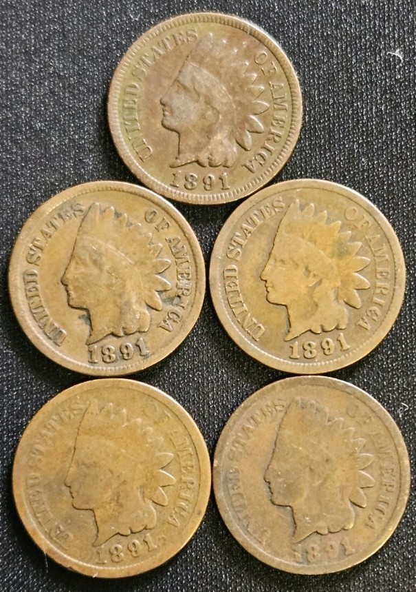 Indian Head Cent 1891