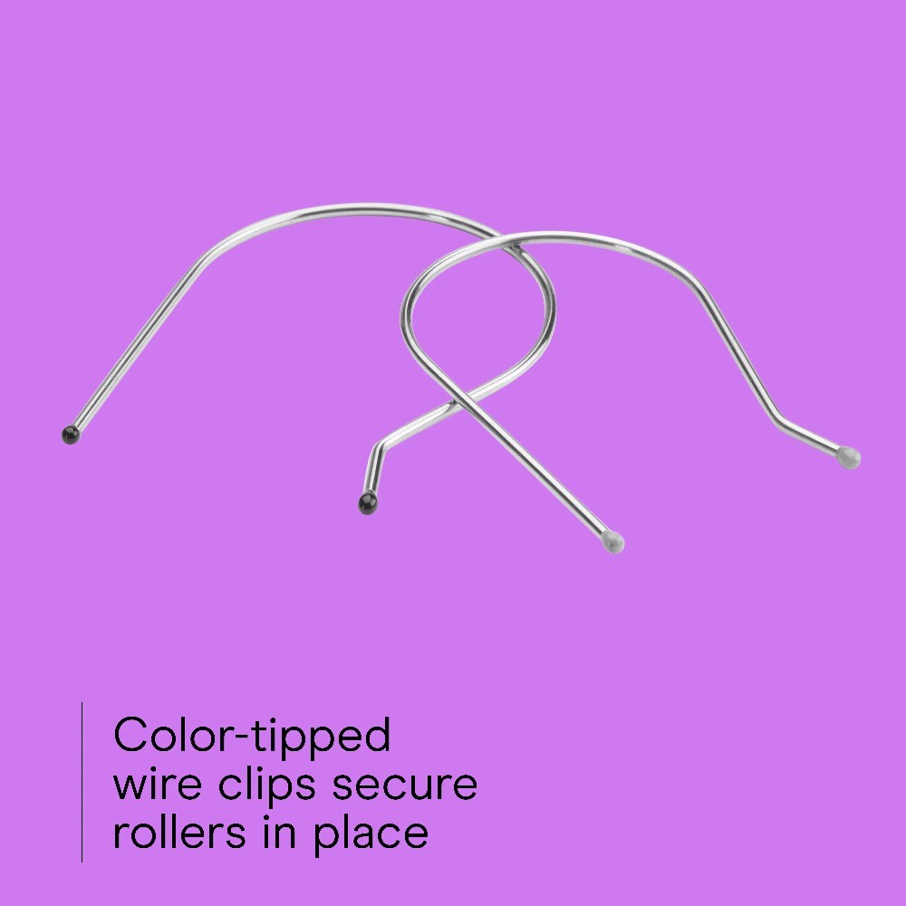 Custom Curls & Waves Rollers, 12 Multi-Size Ceramic Rollers with Clips