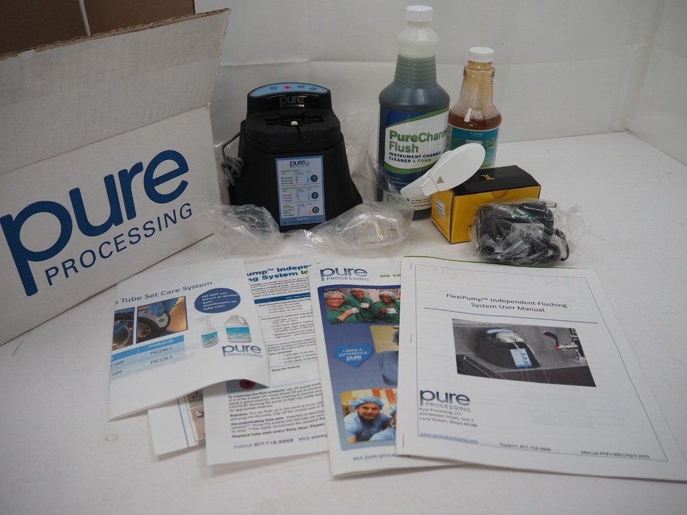 PURE PROCESSING FlexiPump Independent Flushing System Instrument Cleaning NEW