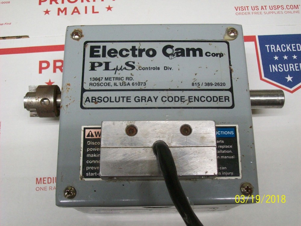 ELECTRO CAM PS-4256-11-DDR ABSOLUTE GRAY CODE ENCODER