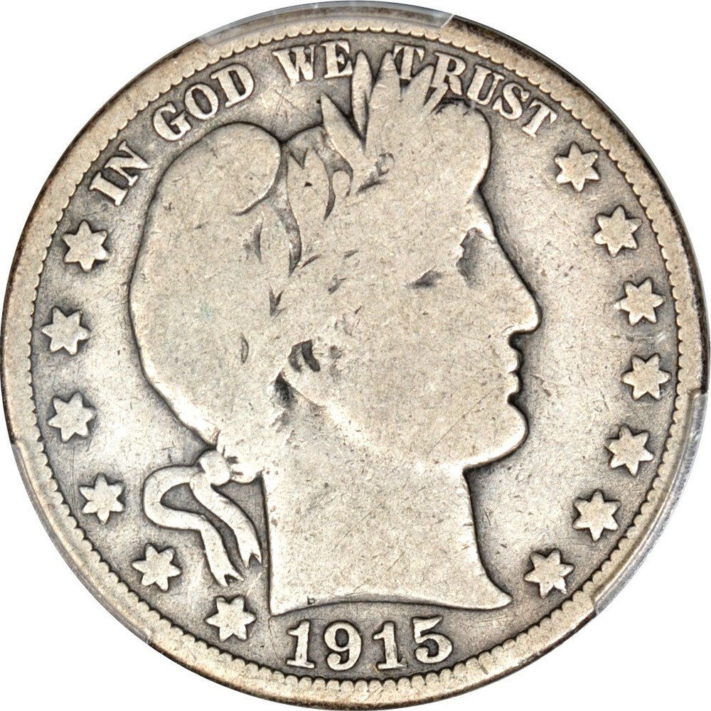 1915 50C Barber Half Dollar PCGS G06
