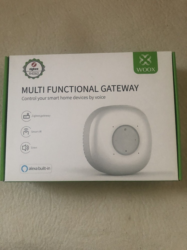 WOOX ZigBee R4060 Multi Functional Gateway Smart Home Device by Voice