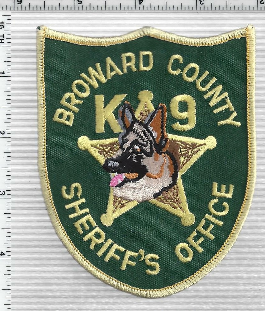 Broward County Sheriff's Office (Florida) 1st Issue K-9 Shoulder patch