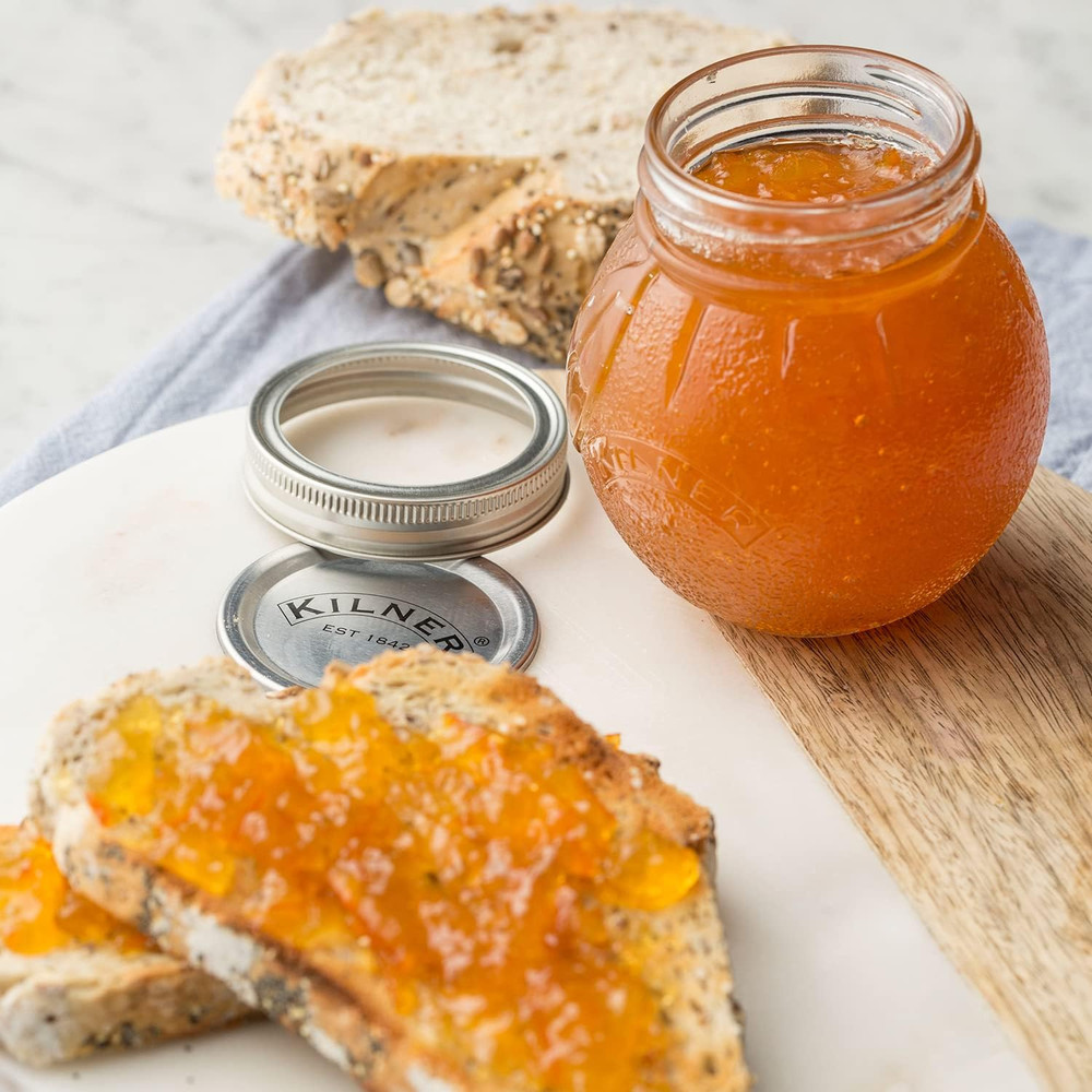 13.5 oz Orange Fruit Jar