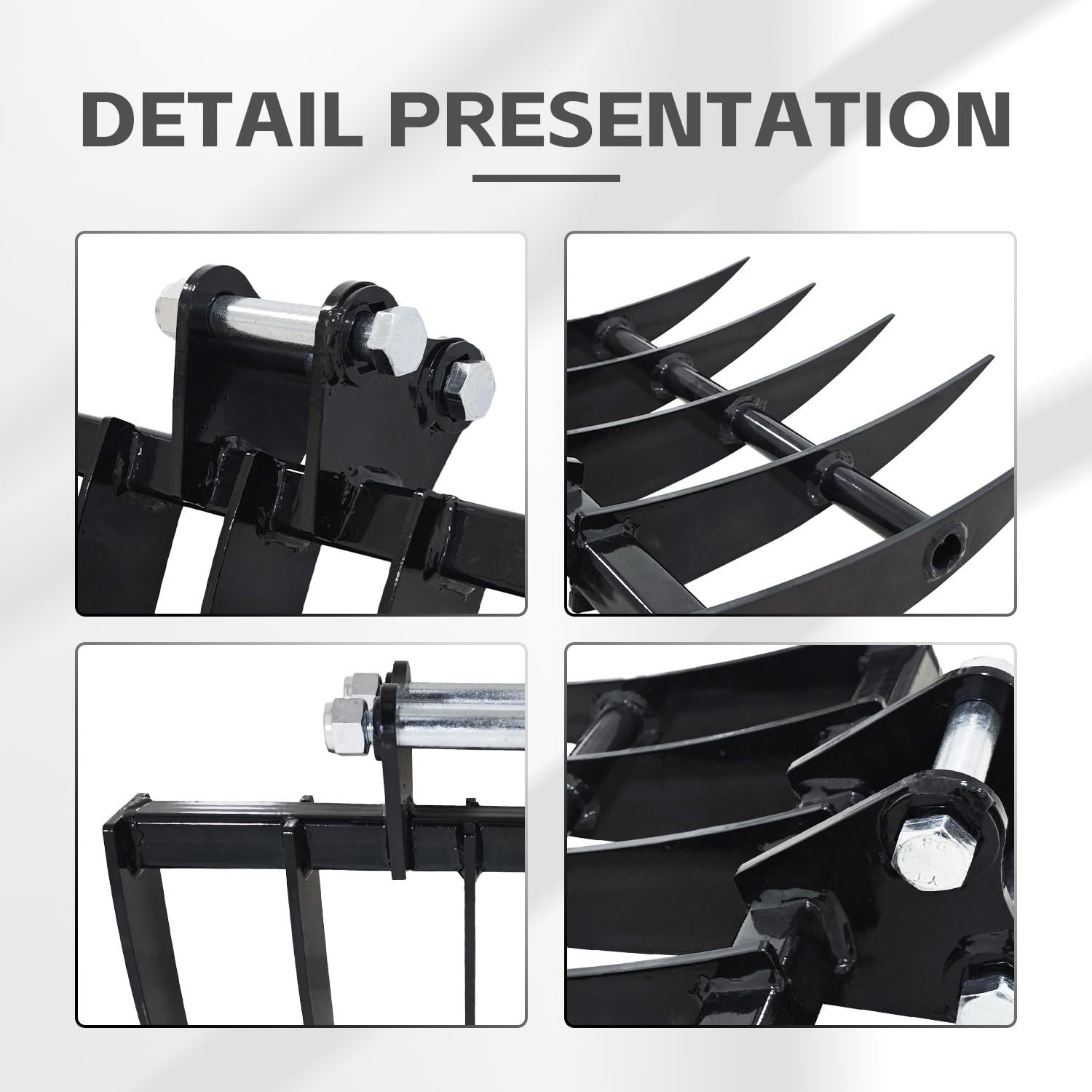 Rake Attachment For Mini Excavator 1 Ton To 2 Ton Mini Digger In Stock USA