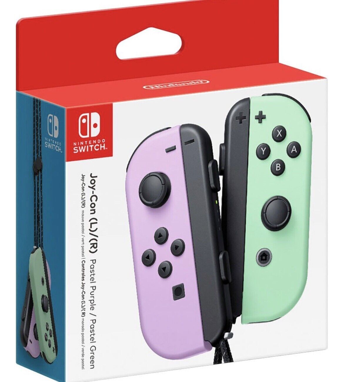 Official Nintendo Switch Joy-Con L/R - Pastel Purple/Pastel Green