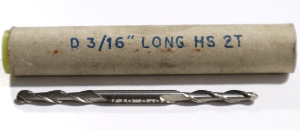 3/16" 2FL BALLNOSE LONG  DE ENDMILL                          E340