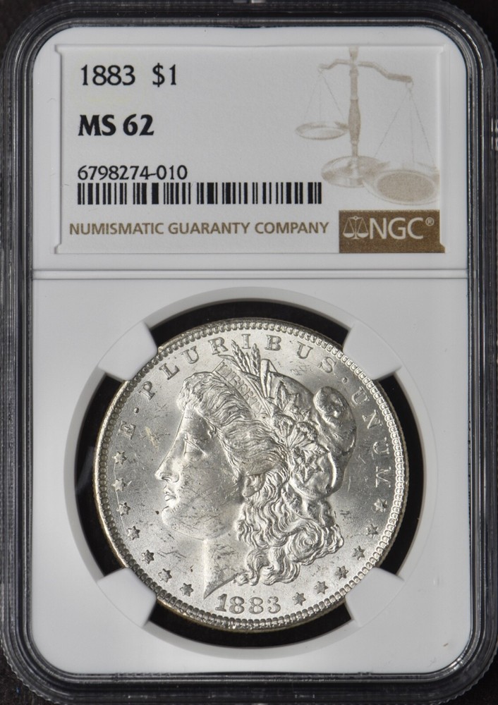 1883 Morgan Silver Dollar - NGC MS62 - ✪COINGIANTS✪