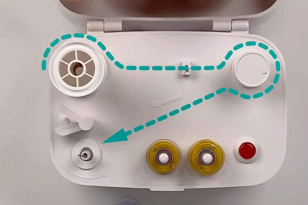 Singer Portable Battery-Powered Bobbin Winder with Power Adapter