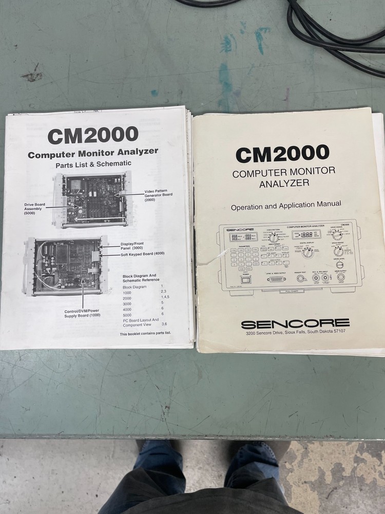 Sencore CM2000 Computer Monitor Analyzer
