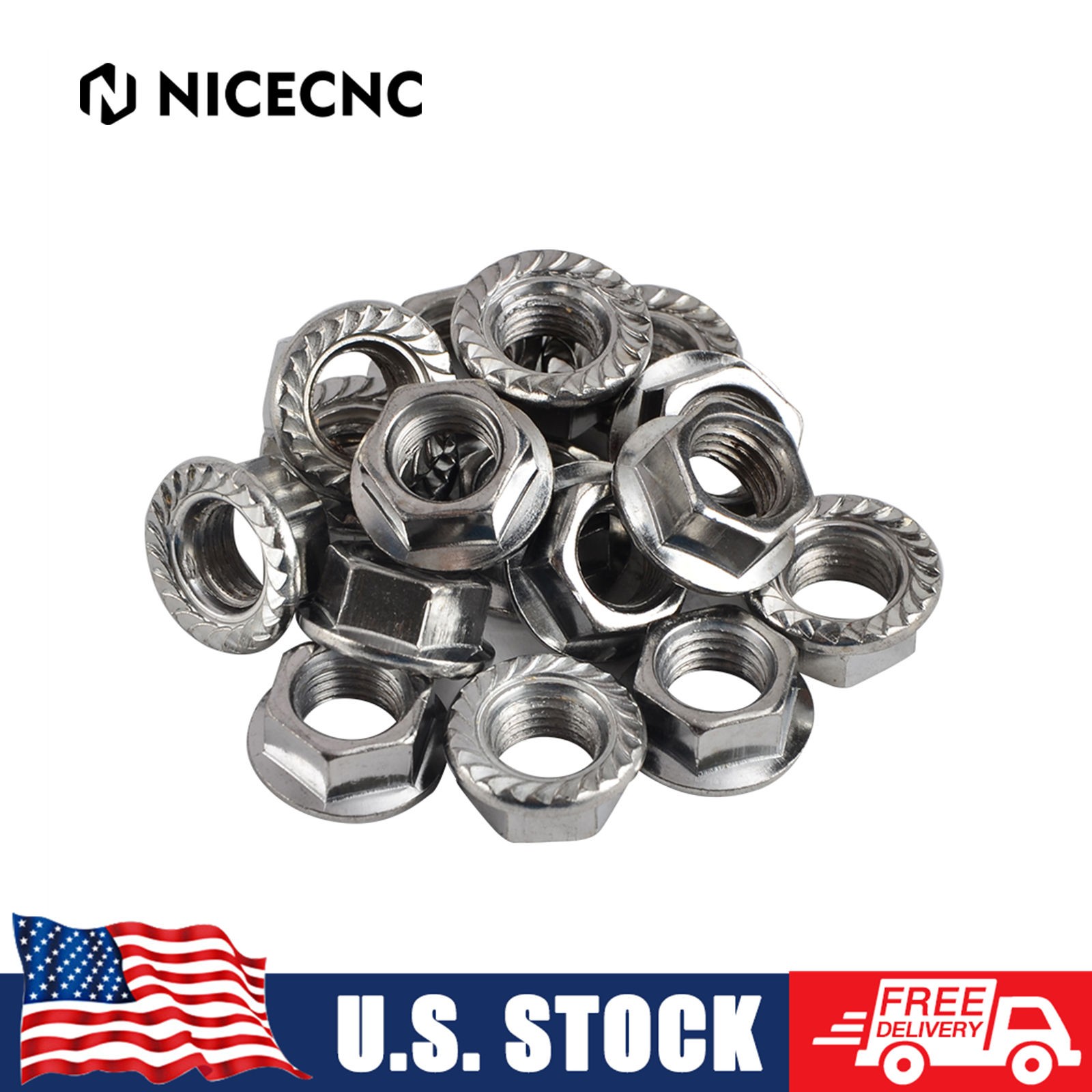 16PCS Wheel Locking Lug Nuts Set For Yamaha Banshee 350 Blaster 200 1988-2006