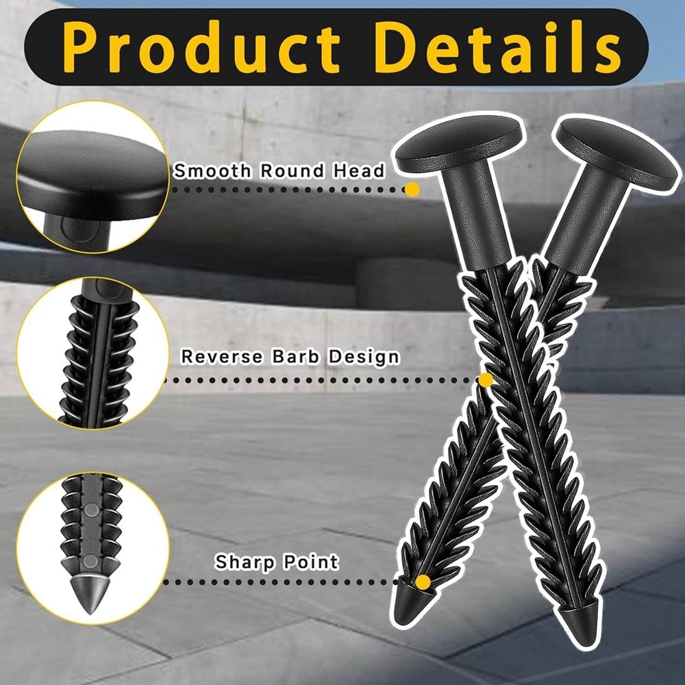 Window Shutter Pin Pegs Shutter Screws Exterior Plastic Shutter Screws4869