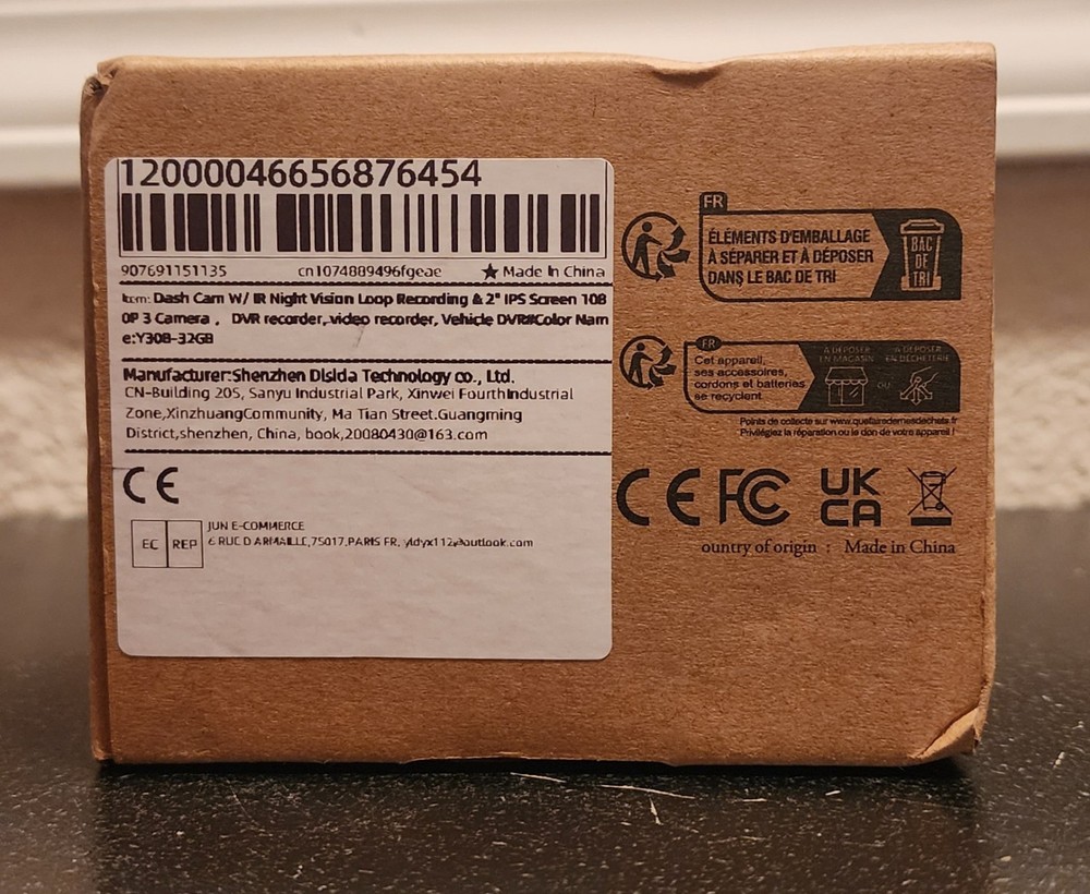 HD DVR Baideluo Car Dash Camera