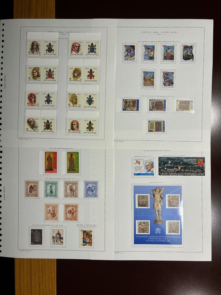 VATICAN 1998 Complete Year MNH** -25% UNDERSIDE!