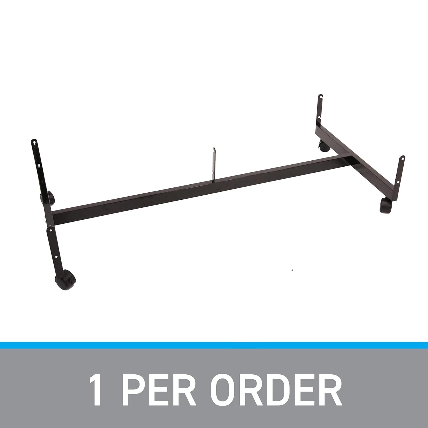 Black Grid Gondola Base Casters Use w Existing 3” on Center Wire Grid Panels