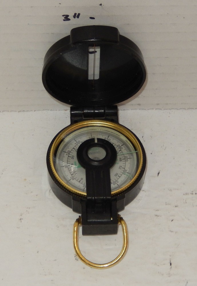 Black Camping hiking backpacking Boy Scouts Compass