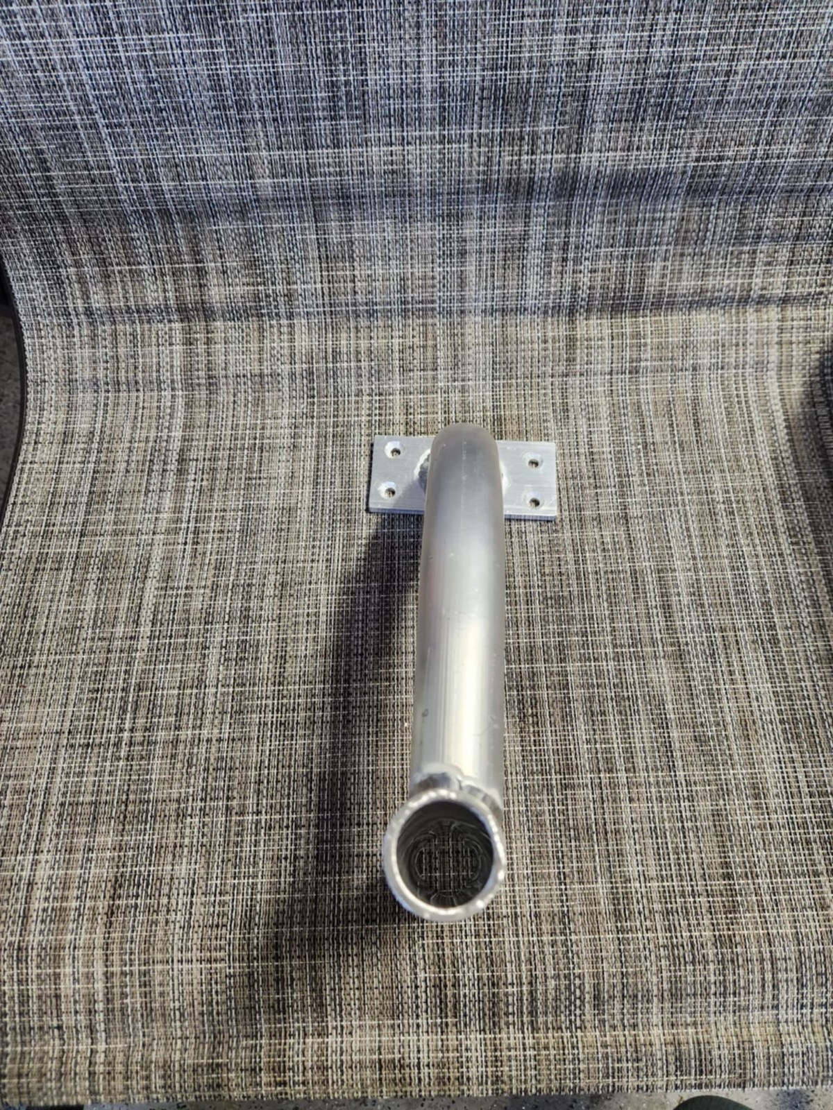 Aluminum Shallow Water Anchor Mount Bracket 1" 1.25" Straight Angled Curved