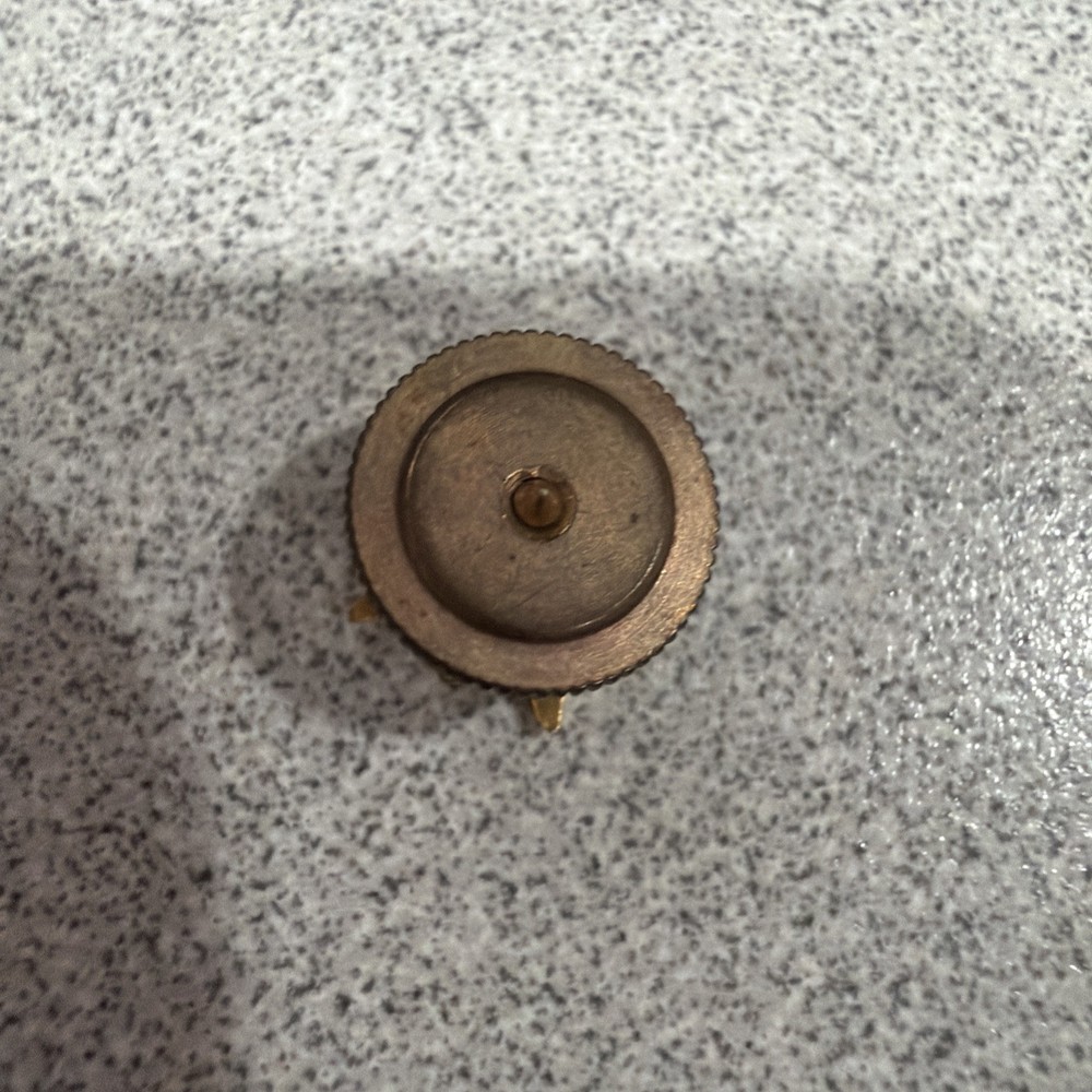 Vintage Masonic Freemasons Square & Compasses Screw-Back Lapel Stud Button
