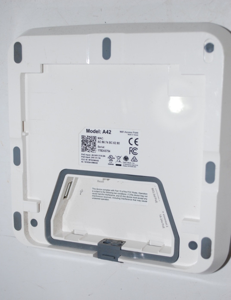 Open Mesh A42 Access Point • Unit Only • Tested Working • No Cords or Accessory