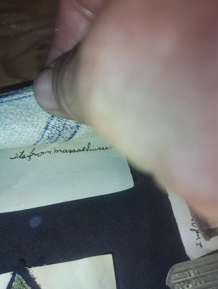 WW2 Ghost Army Group Invasion Barge Piece Dog Tags 604th Eng Camouflage Btn