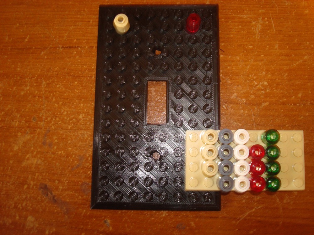 Light Switch Cover,Works COMPATIBLE with LEGO bricks, Wall Plate,toggle & rocker