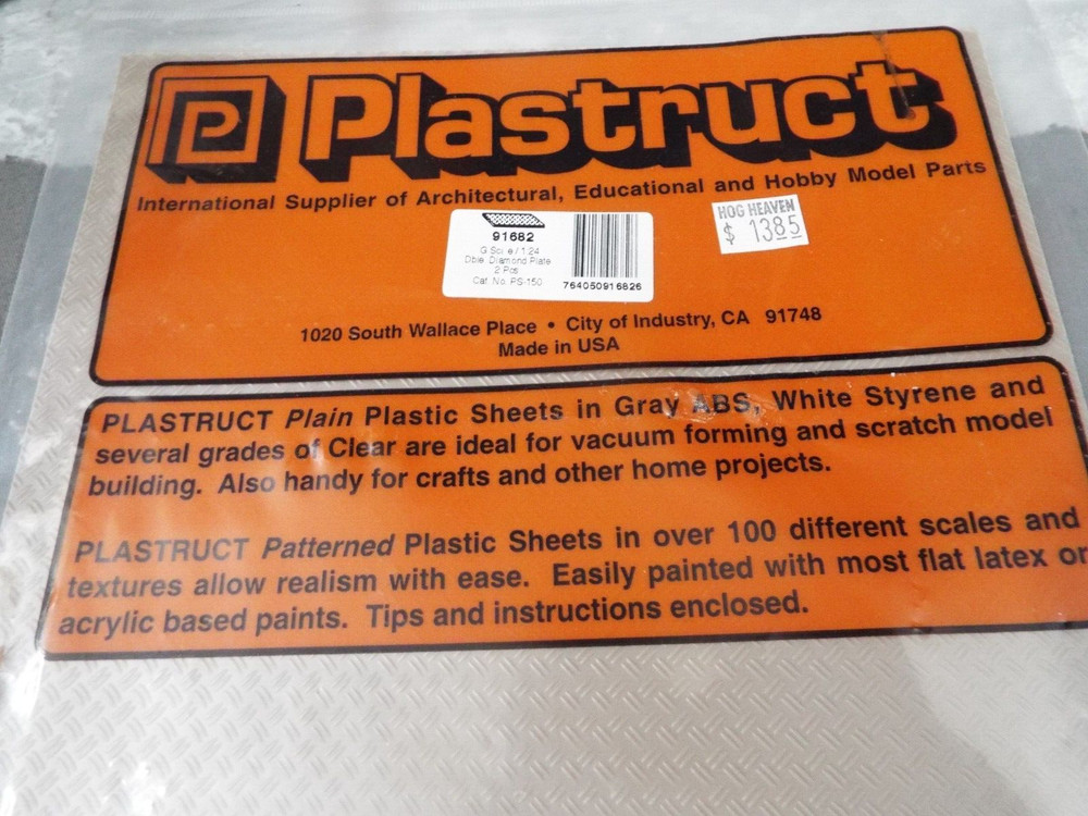 Plastruct Model Building Plastics: .040"/1.0mm Copper Mirror Sheet 2 pcs