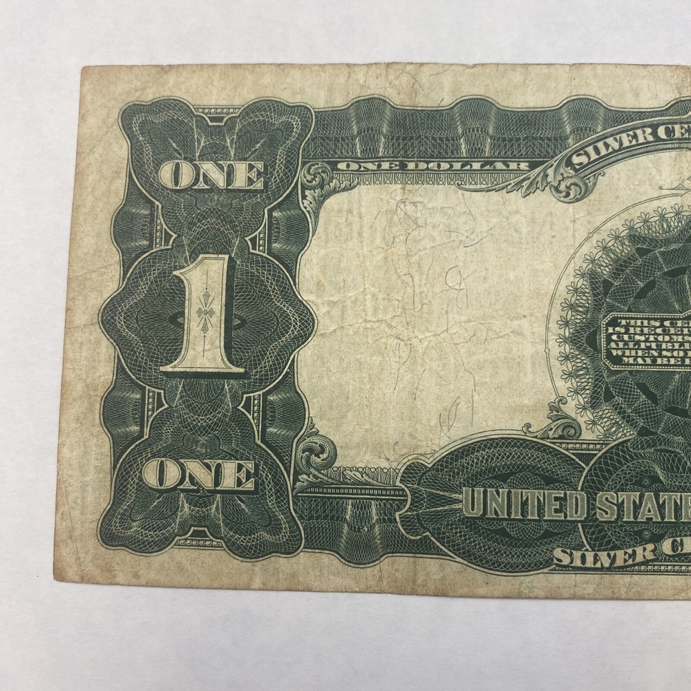 1899 1 black eagle silver certificate