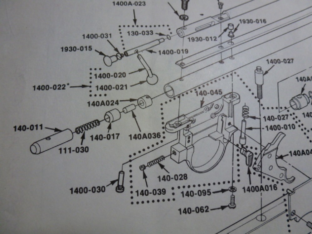 Crosman 1400 Factory Service Manual With Exploded View