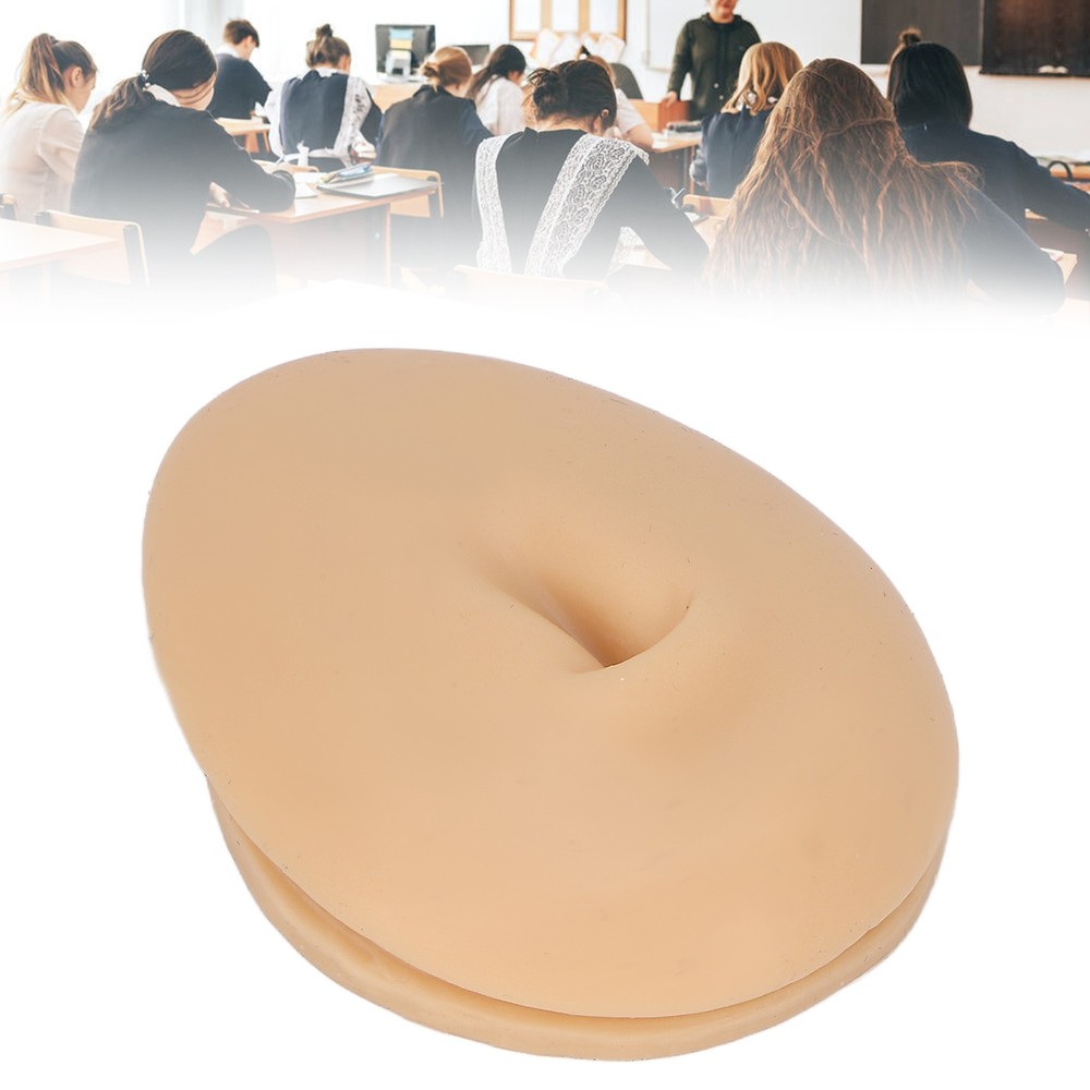 Silicone Navel Model For Piercing Practice Soft Human Belly Button Model New