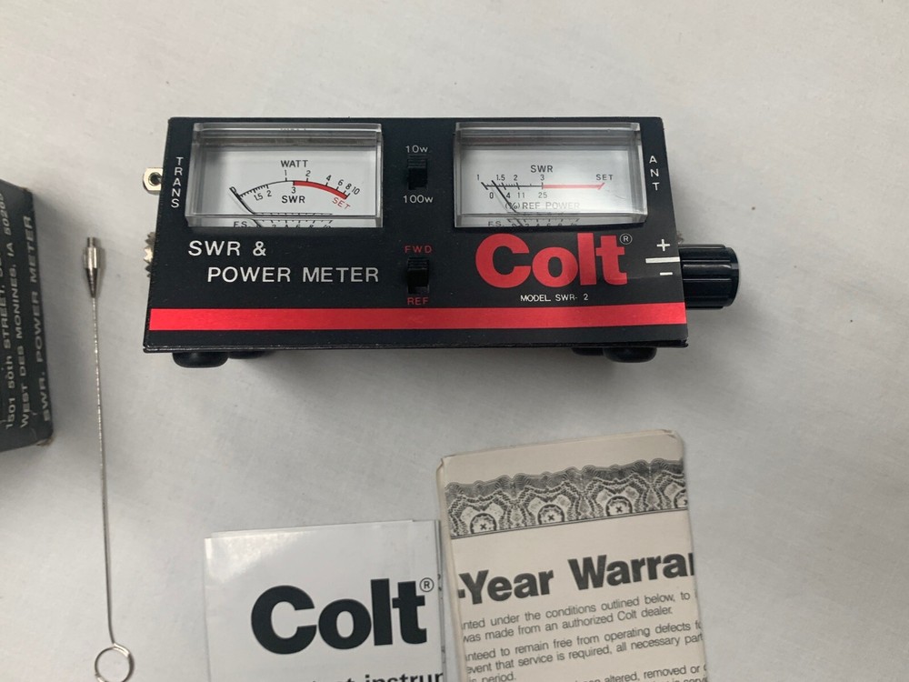 COLT Power Meter Model SWR-2 NEW IN BOX