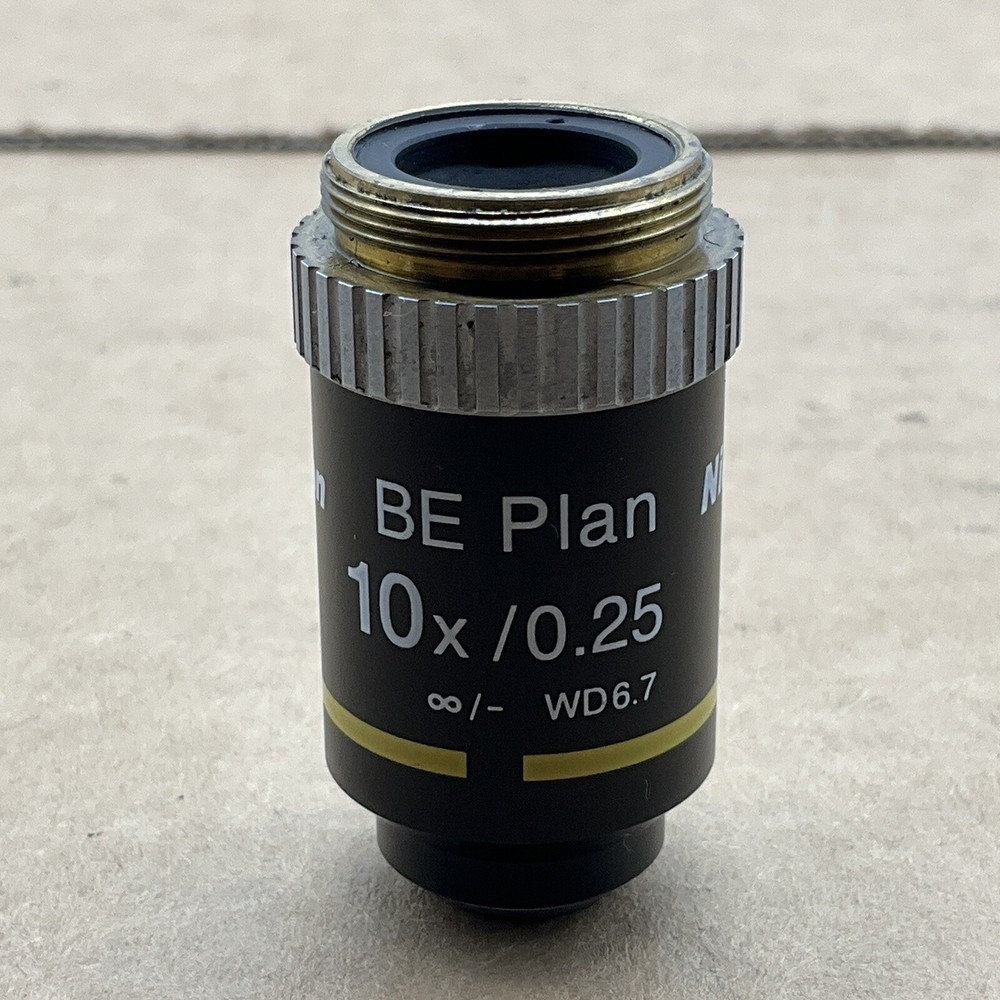 Nikon BE Plan 10x / 0.25 ∞/- WD6.7 Microscope Objective