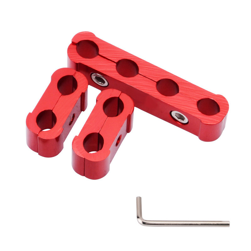 Red Spark Plug Protect Boot Car Engine Spark Plug Wire Separator Looms Dividers