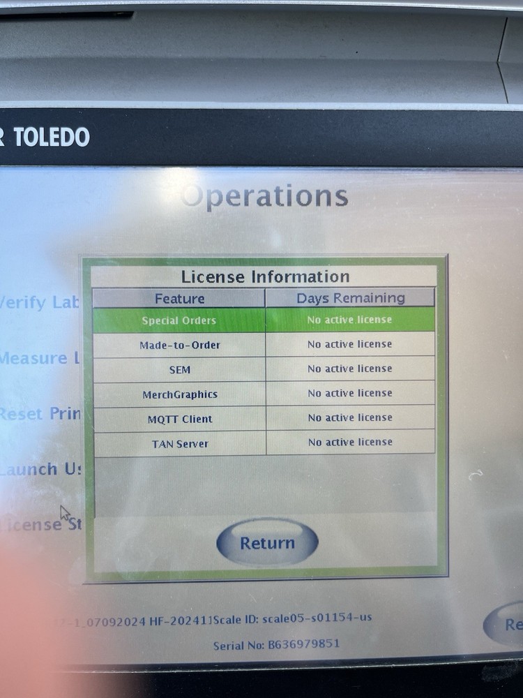 Mettler Toledo UCCW Digital Scale w/ Printer. Works Great Needs Programing