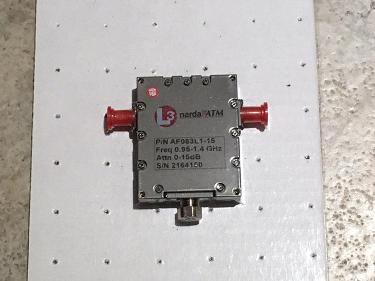 L3 NARDA VARIABLE ATTENUATOR 16DB .95-1.4GHz PERFECT FOR SAT WORK LOW $ NR