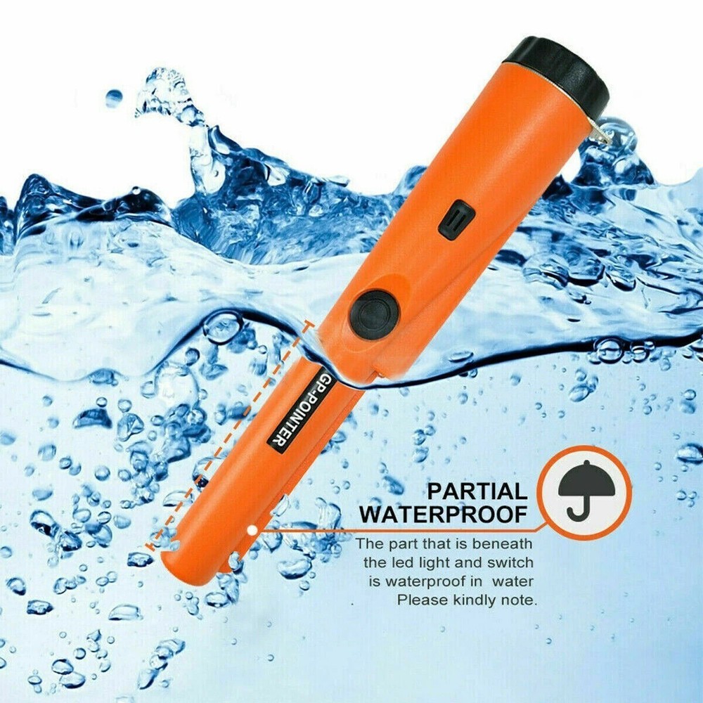 Waterproof HandHeld Metal Detector Pinpointer Sensitive Probe Tester Old Coins