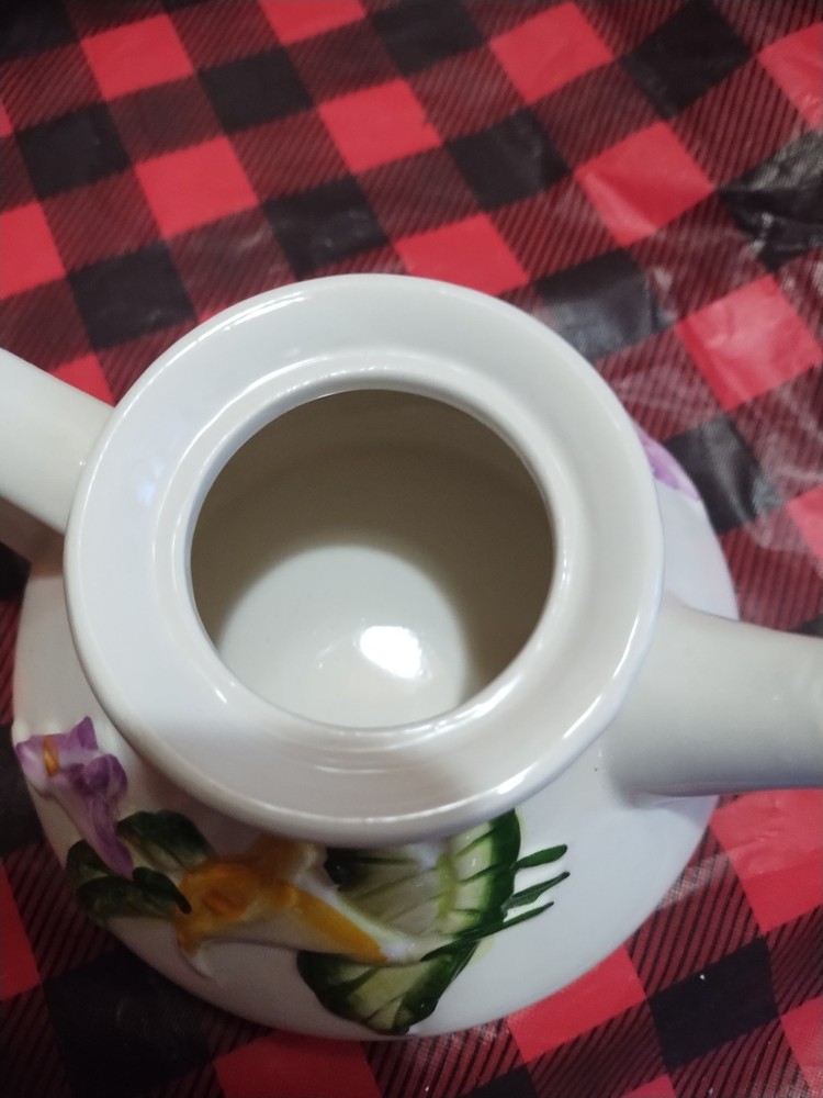 5 PCs. Tea Set Flowers Ceramic N B U