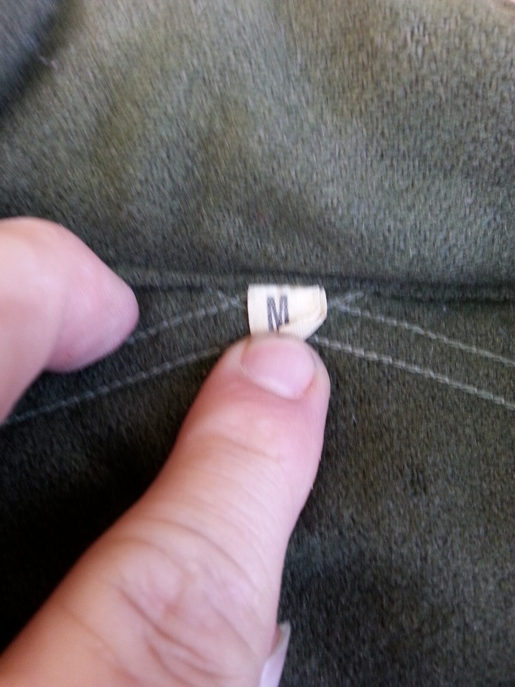 WW2 USGI HEAVY WOOL BUTTON DOWN SHIRT SIZE MEDIUM