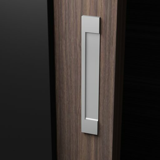 2 Finger Pull Flush Self-Stick on Handle Bypass Sliding pocket Doors Adhesive