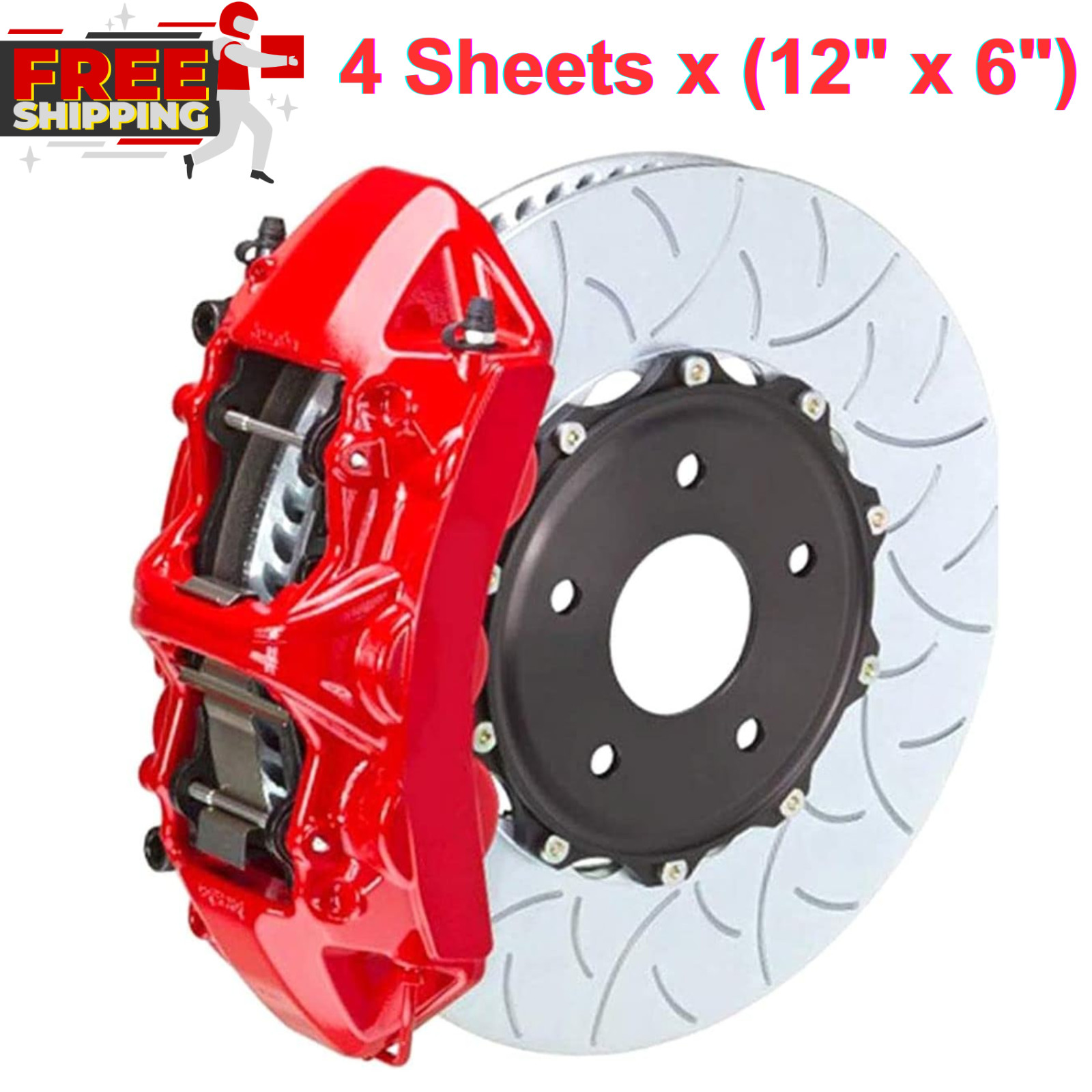 3M Caliper Wraps Reflective Vinyl High Heat Temperature Film, Gloss Finish Vinyl