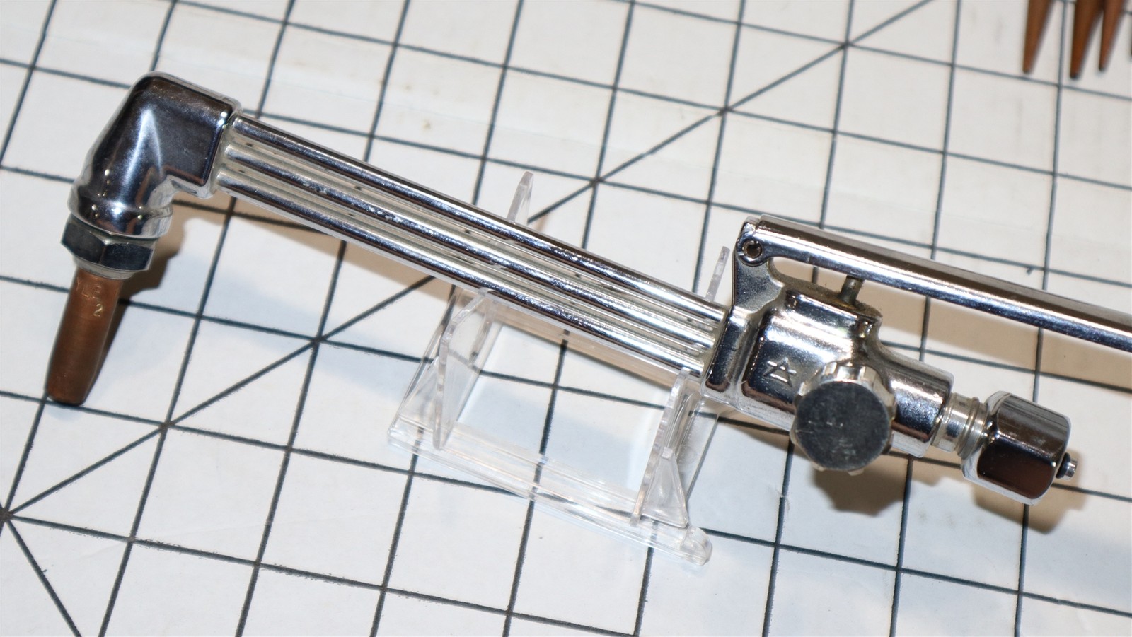 Air Products USA 1921 Torch Handle 6129 Cutting Attachment & Tips Oxy-Acetylene