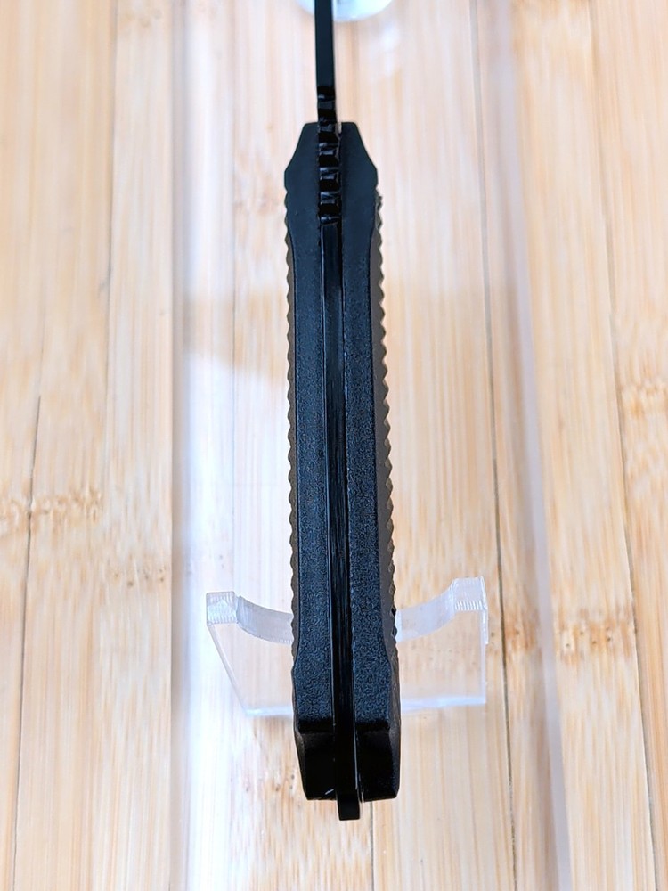 8" BLACK Mini Combat Knife w/ Polymer Handle & Sheath, 3.5" Fixed Blade, NEW
