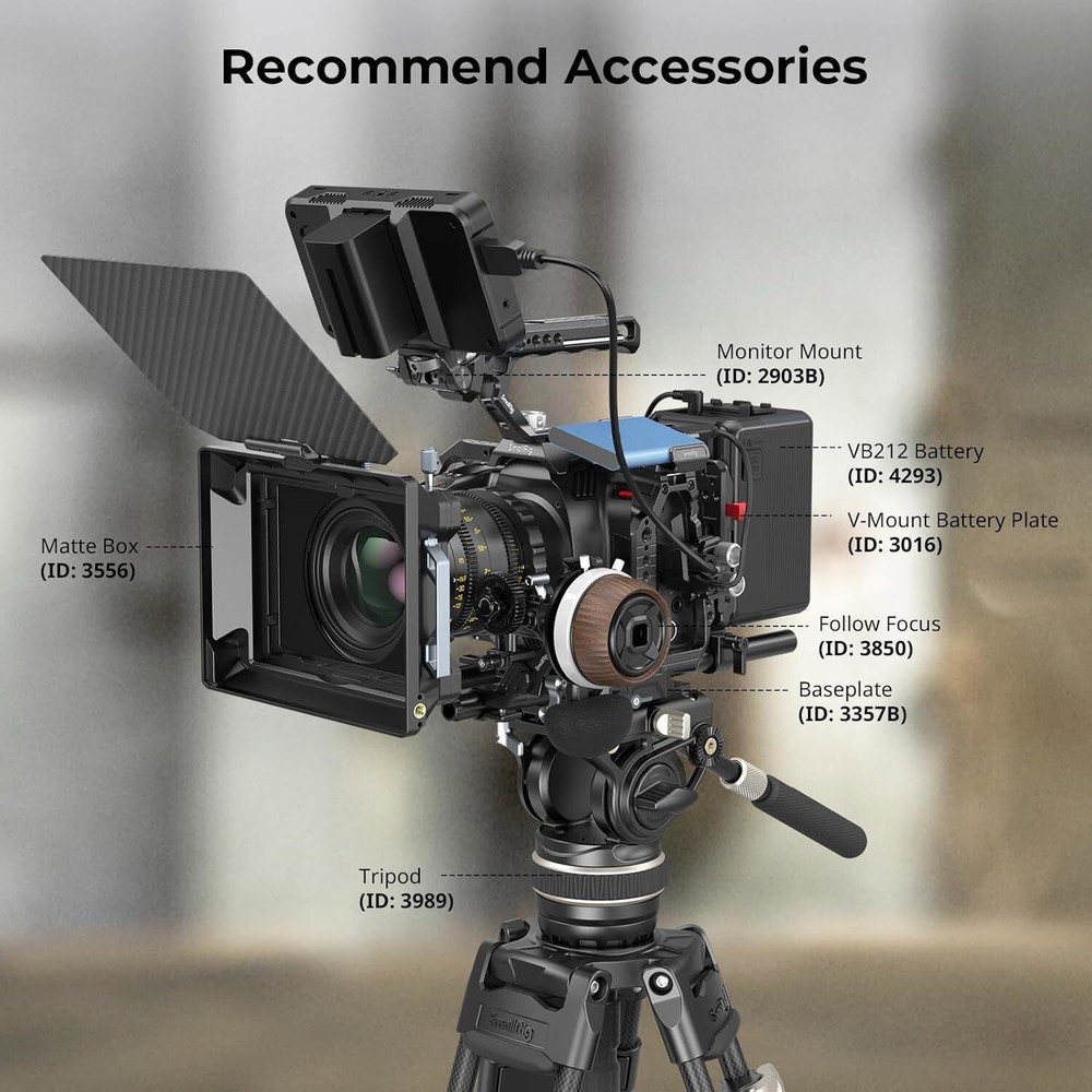 SmallRig Camera Cage Basic Kit for Blackmagic Design Cinema Camera 6K fr BMCC 6K