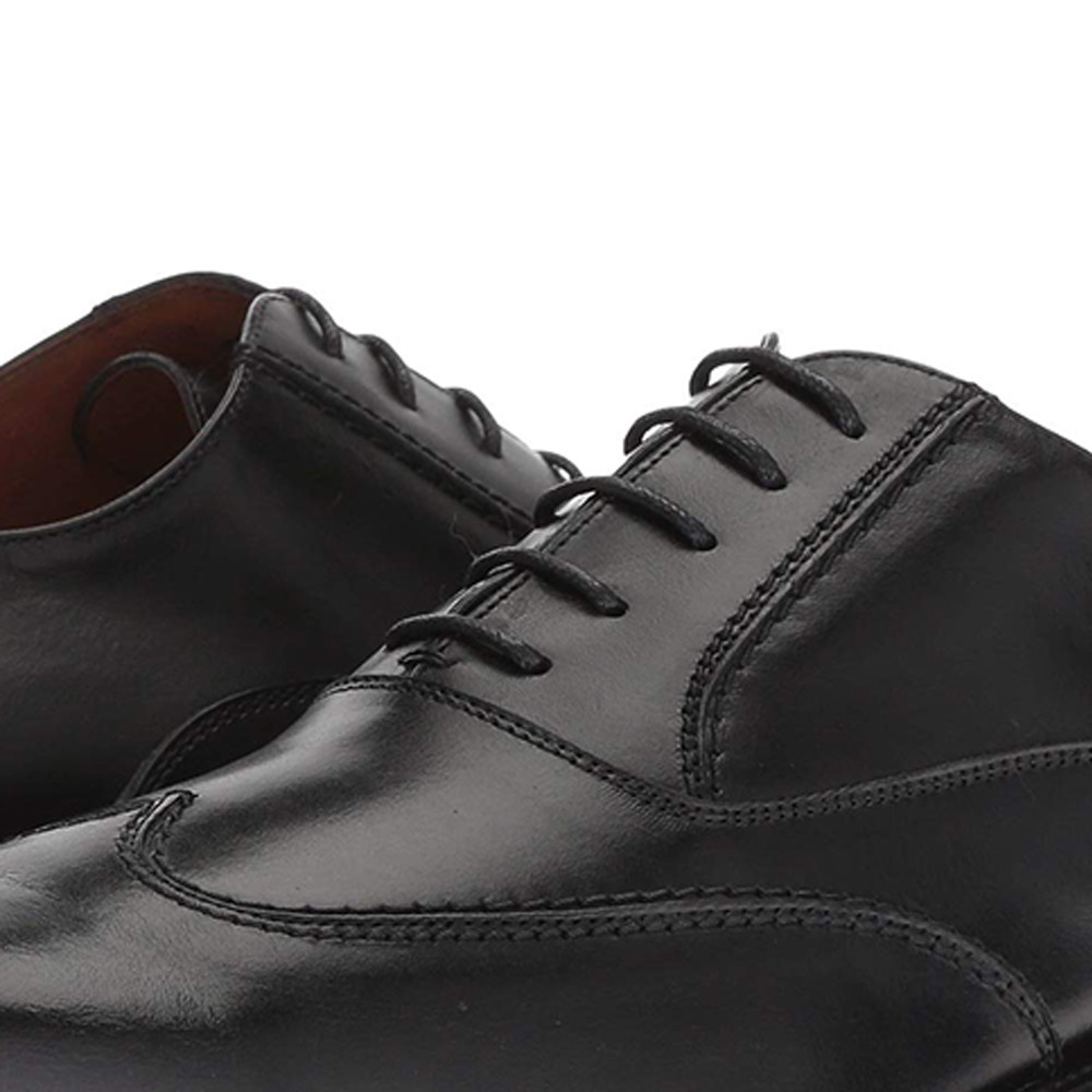 [2 Pairs] (4 Laces) Waxed Shoelace for Dress Shoes Laces Oxford Brown Black Red