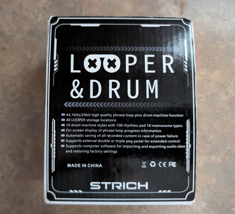 STRICH LOOPER & DRUM PEDAL