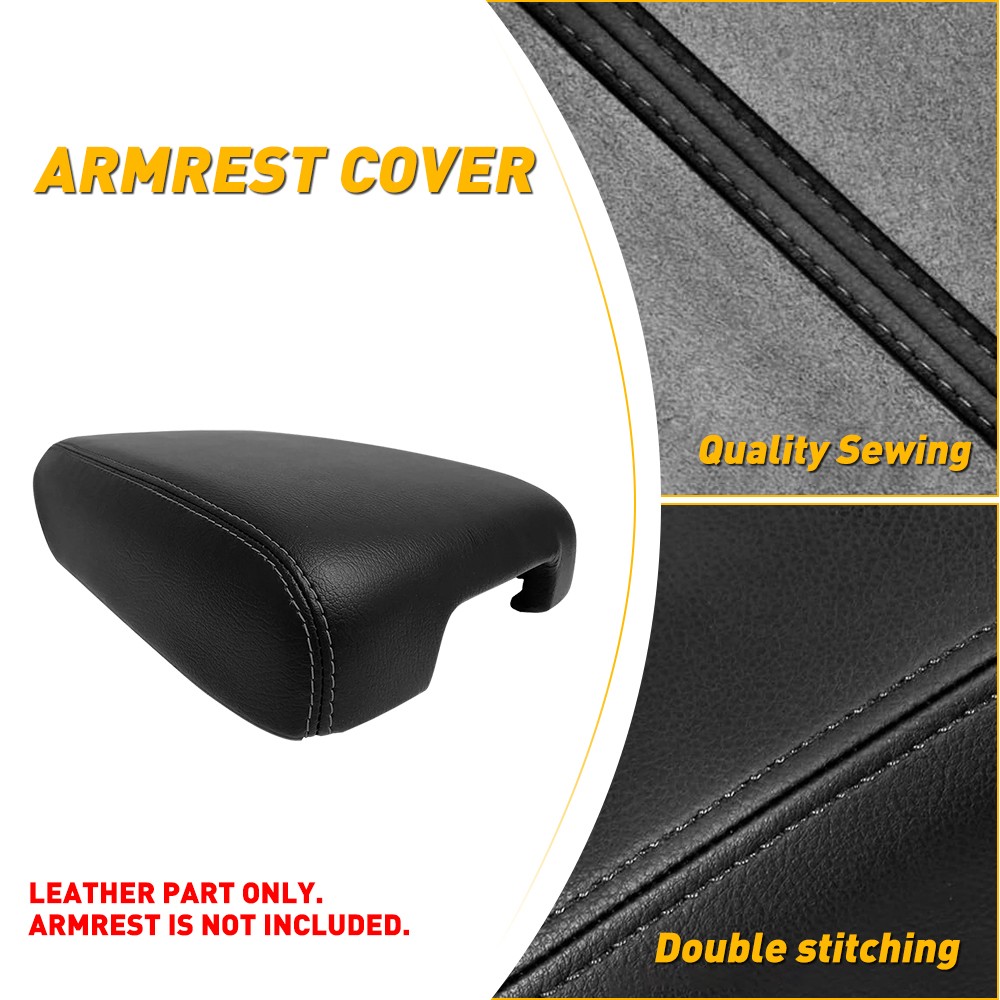 Fits Pathfinder 2013-2020 Center Console Lid Armrest Cover Replacement Black EKK