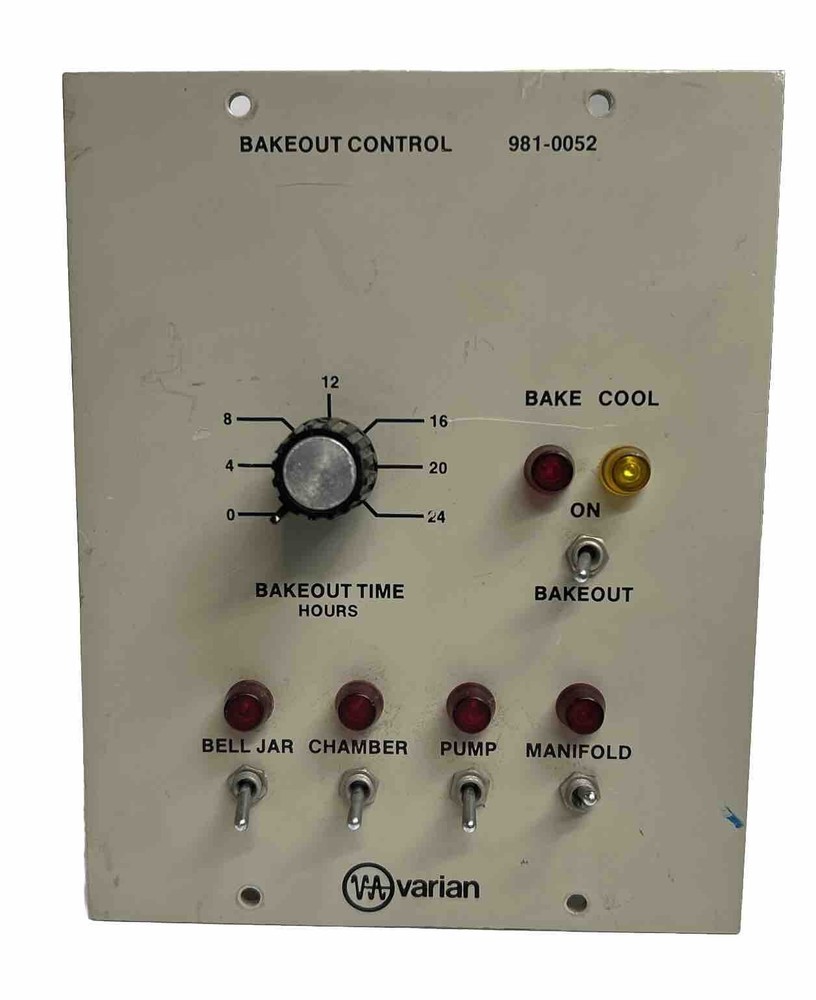 Bakeout Control Varian High Vacuum  981-0052